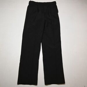 NEW Louis Martin 30x32 Black Wool Expander Waist Pleated Dress Mens Pants